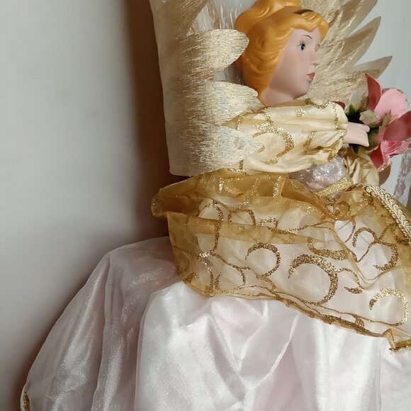 Christmas Tree Topper With Original Box Radiant Fiber Optic Angel Avon 2006 - Picture 9 of 16